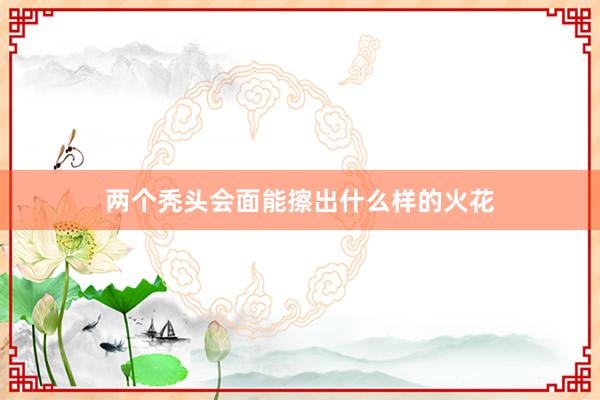 两个秃头会面能擦出什么样的火花